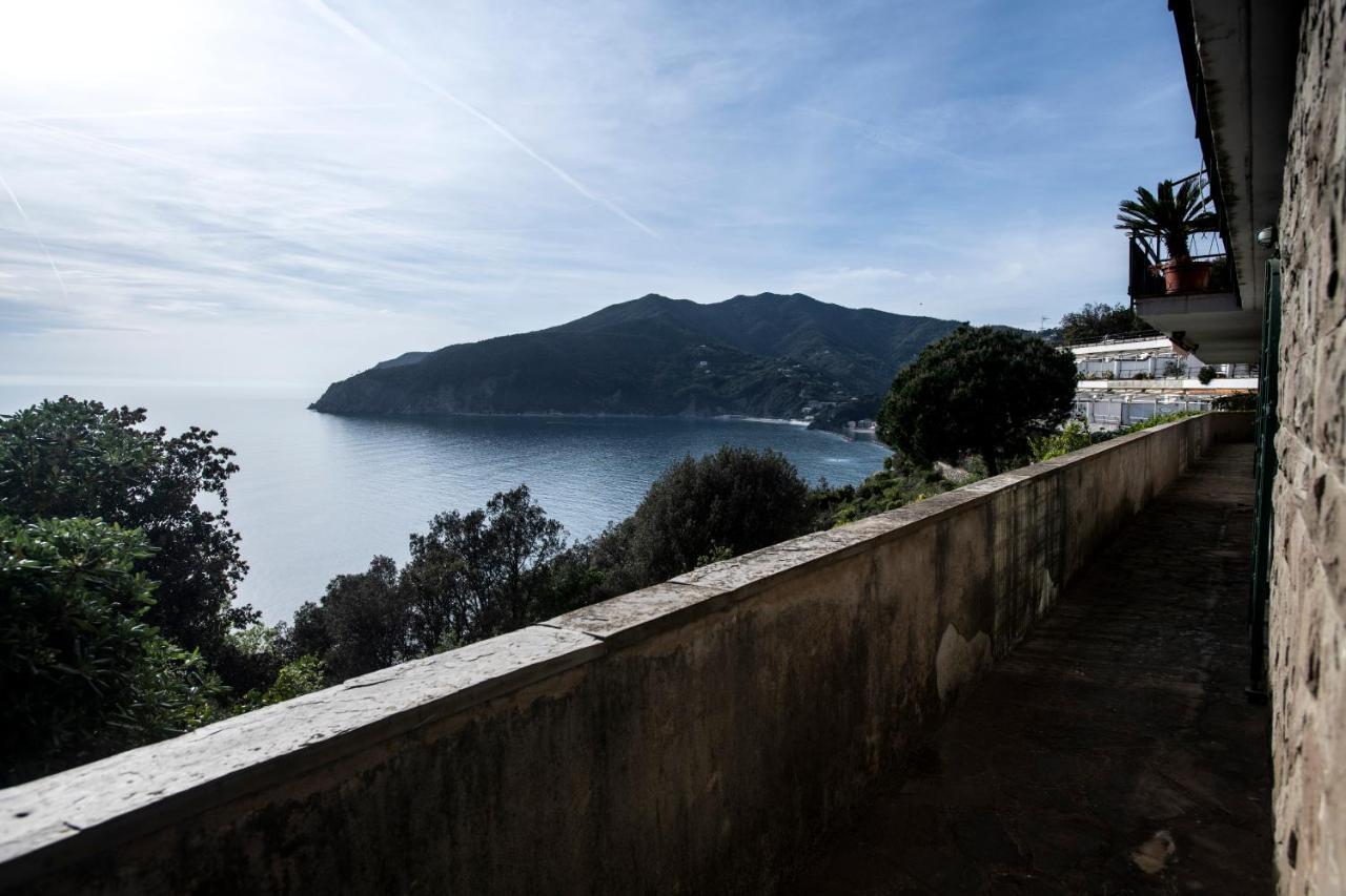 080 - La Villa Storica Il Vigneto 45B, Terrazza Sul Mare - Parcheggio Privato Gratis Moneglia Exterior foto