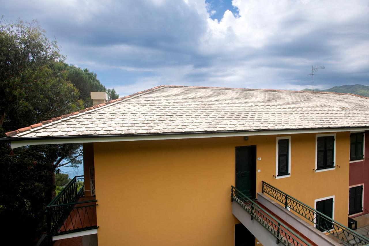 080 - La Villa Storica Il Vigneto 45B, Terrazza Sul Mare - Parcheggio Privato Gratis Moneglia Exterior foto